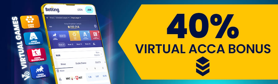 40% Virtual Acca Bonus